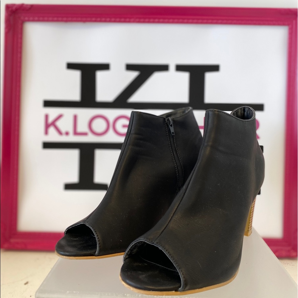 Black Bootie Heel